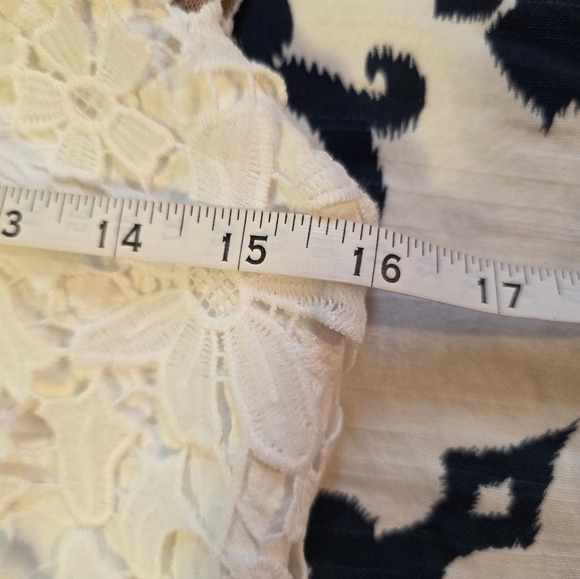 Ralph Lauren Cream Lace Mini Dress - Picture 4 of 6